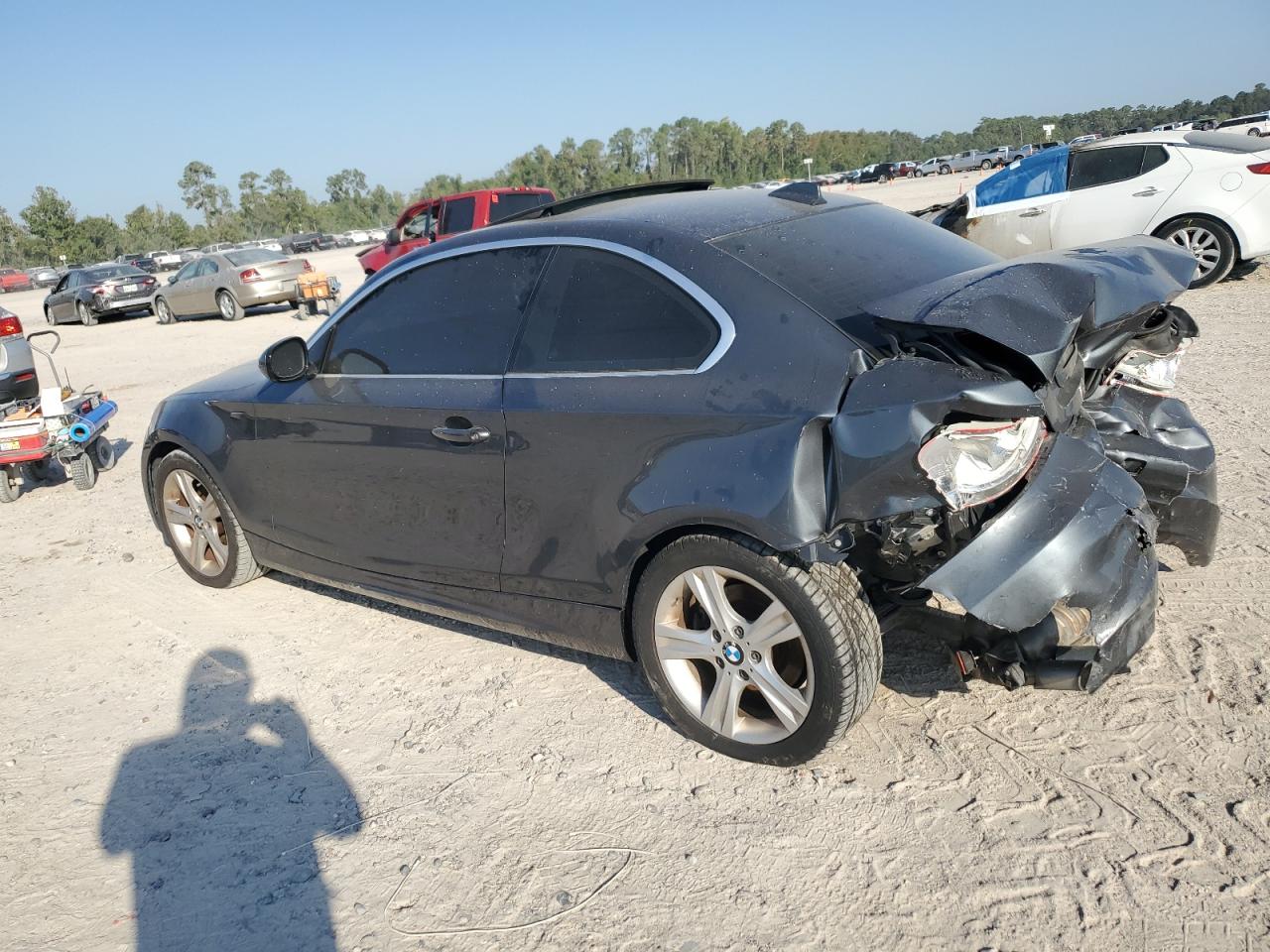 2013 BMW 1er VIN WBAUP7C52DVP24761 Copart auction photo, rear end damage thumbnail 2