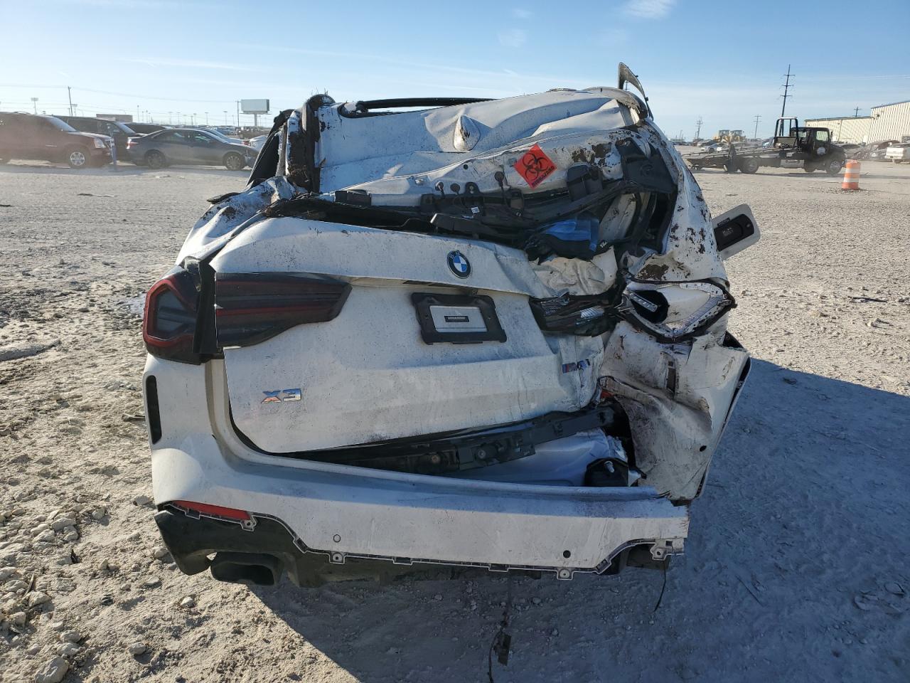 2023 BMW X3 M VIN 5UX83DP07P9S24541 Copart auction photo, all over damage thumbnail 6