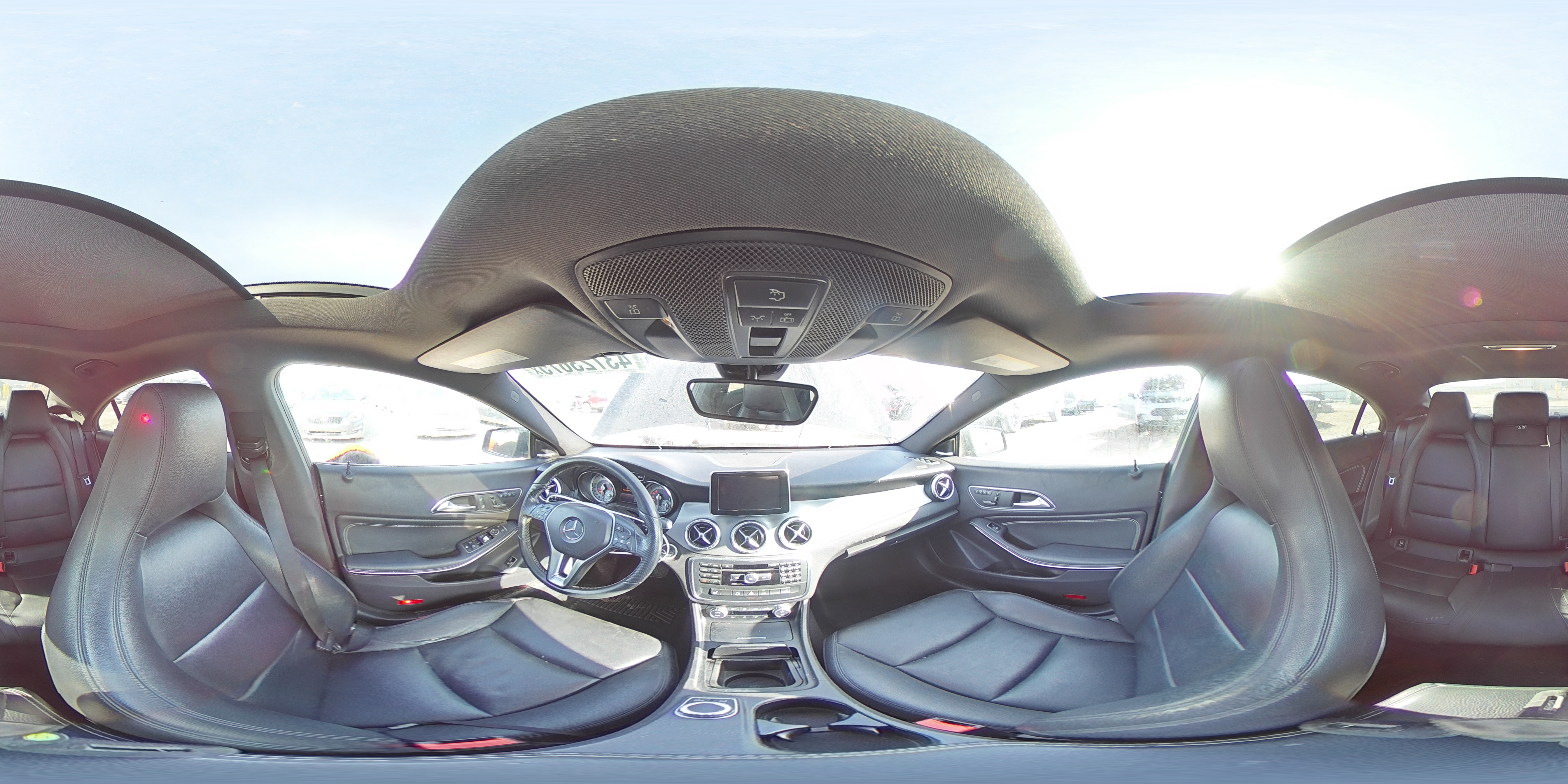 2014 Mercedes-Benz CLA-klasse VIN WDDSJ4EB8EN151448 Copart auction photo, vandalism damage thumbnail 13