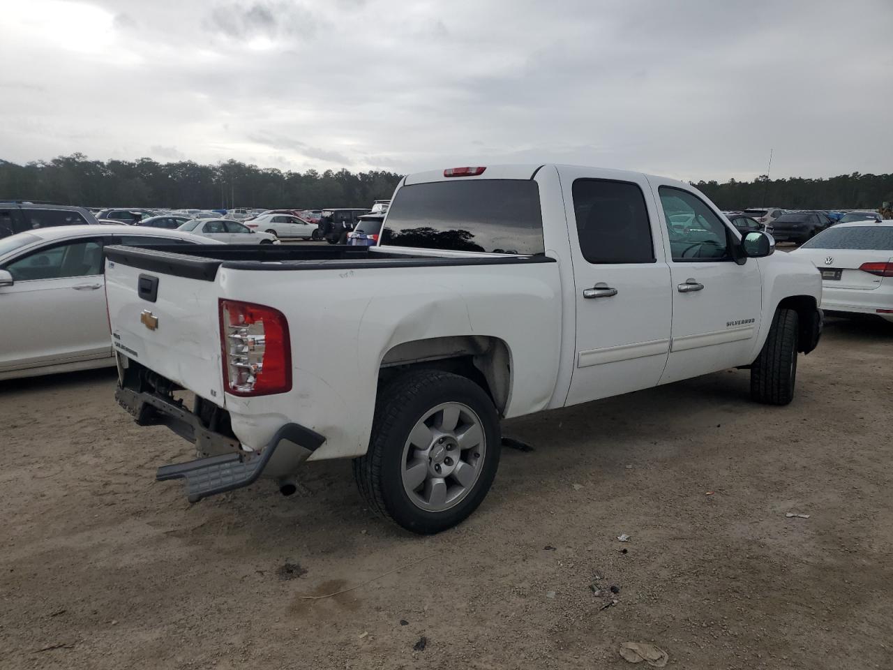 2010 Chevrolet Silverado VIN 3GCRCSEA6AG180643 Copart auction photo, front end / rear end damage thumbnail 3