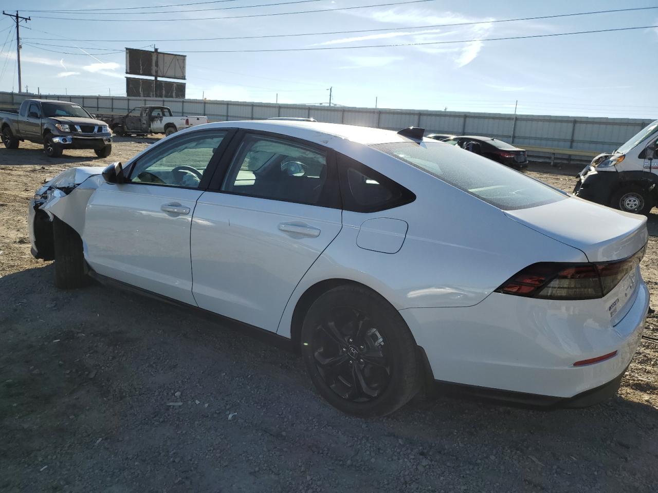 2025 Honda Accord VIN 1HGCY1F42SA018875 Copart auction photo, front end / side damage thumbnail 2
