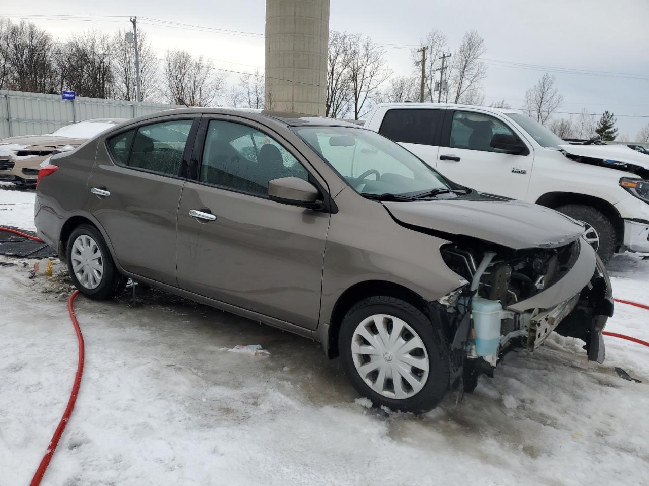 2015 Nissan Versa VIN 3N1CN7AP1FL898982 Copart auction photo, front end damage thumbnail 4