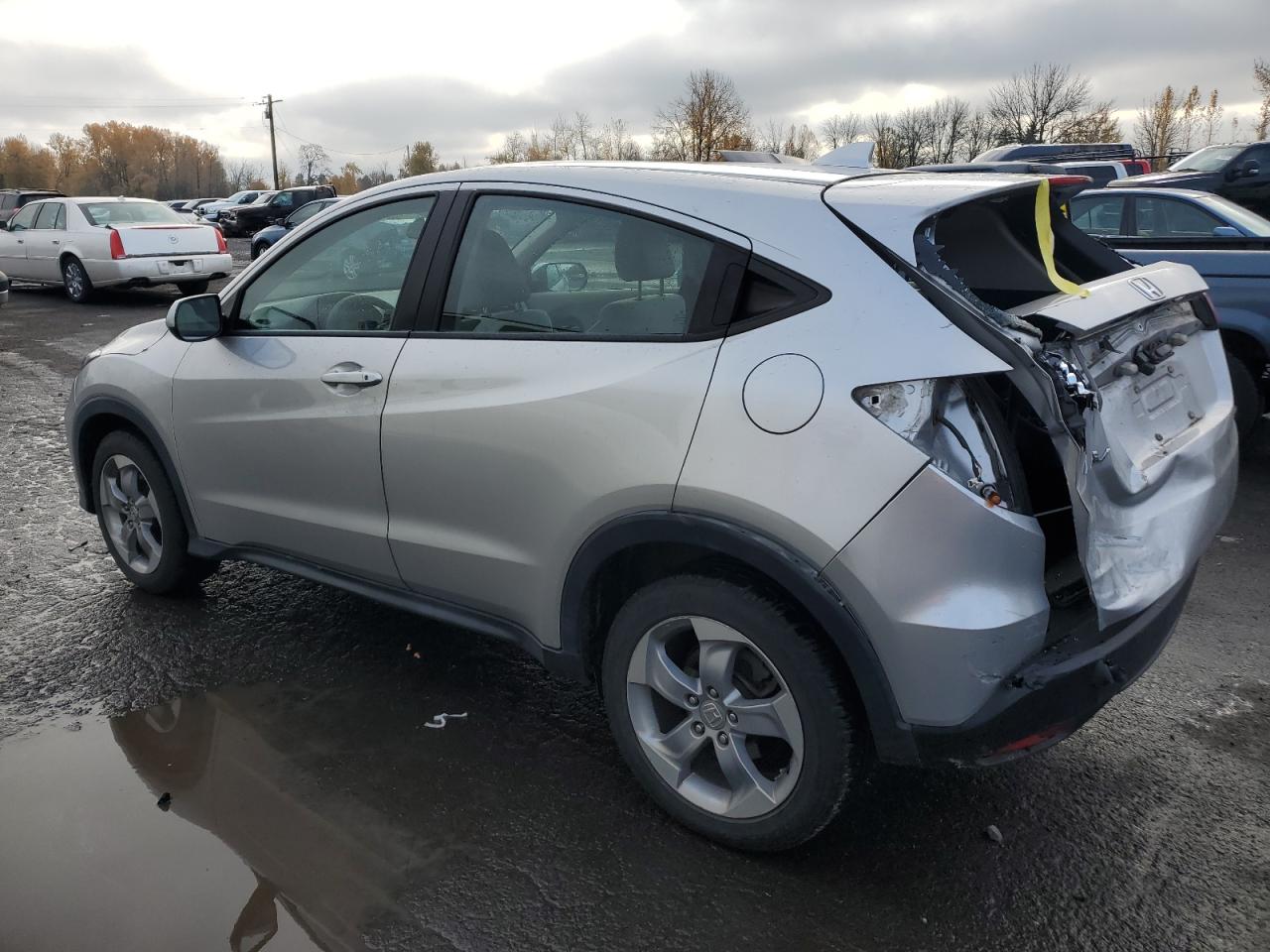 2016 Honda HR-V VIN 3CZRU6H36GM767883 Copart auction photo, rear end damage thumbnail 2