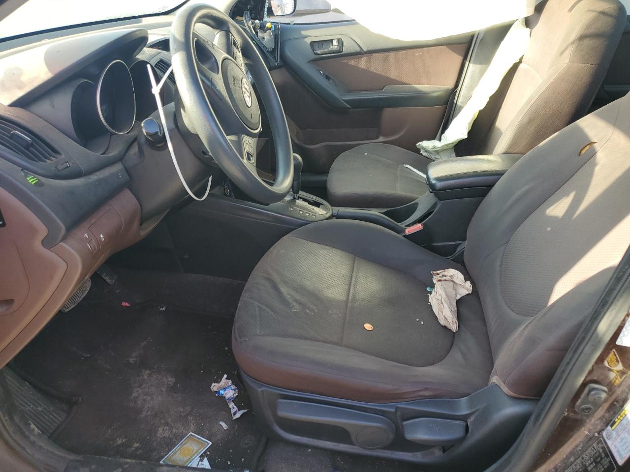 2010 KIA Forte VIN KNAFU4A25A5850424 Copart auction photo, side damage thumbnail 7