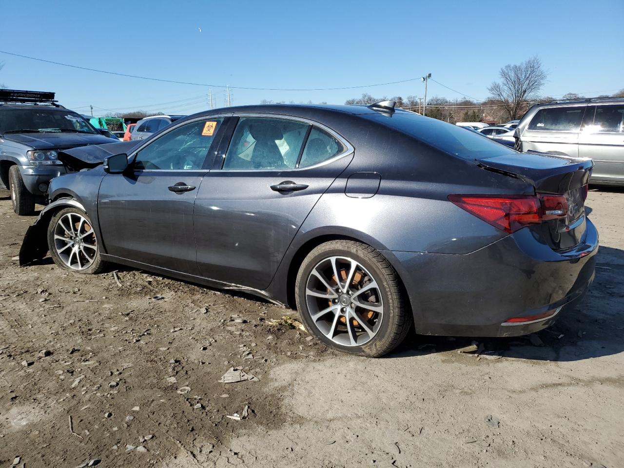 2015 Acura TLX VIN 19UUB2F50FA014964 Copart auction photo, front end / minor dent/scratches damage thumbnail 2