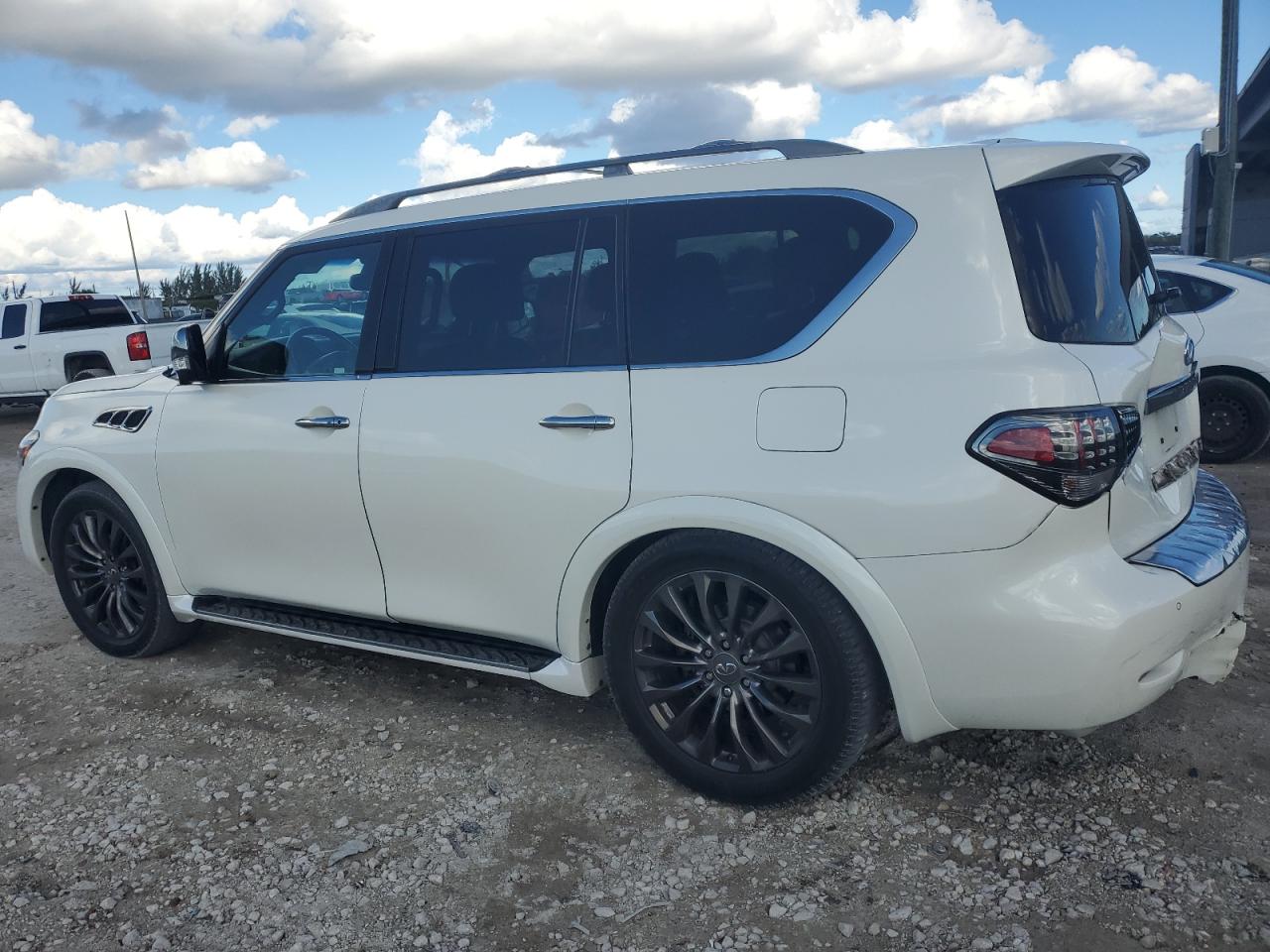 2015 Infiniti QX80 VIN JN8AZ2NE7F9084854 Copart auction photo, rear end damage thumbnail 2