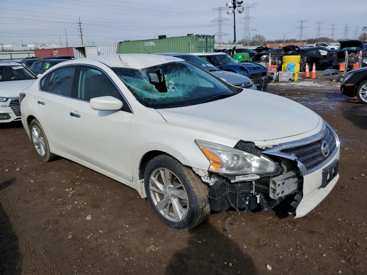 2015 Nissan Altima VIN 1N4AL3APXFC121902 Copart auction photo, vandalism / front end damage thumbnail 4