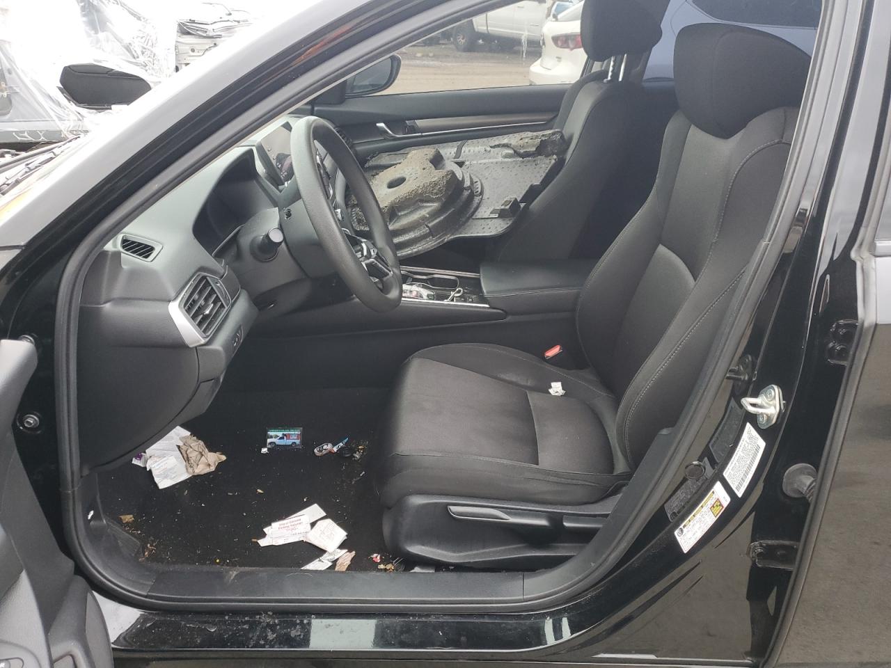 2019 Honda Accord VIN 1HGCV1F15KA122078 Copart auction photo, vandalism / stripped damage thumbnail 7