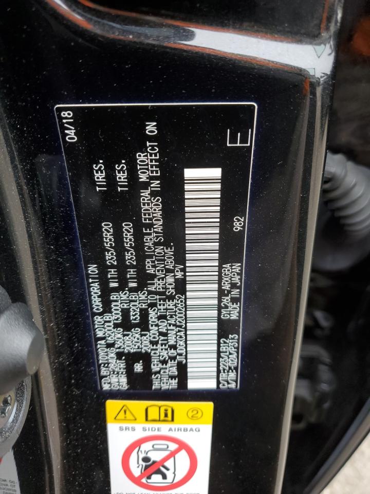 2018 Lexus RX VIN JTJDGKCA7J2002652 Copart auction photo, front end damage thumbnail 13