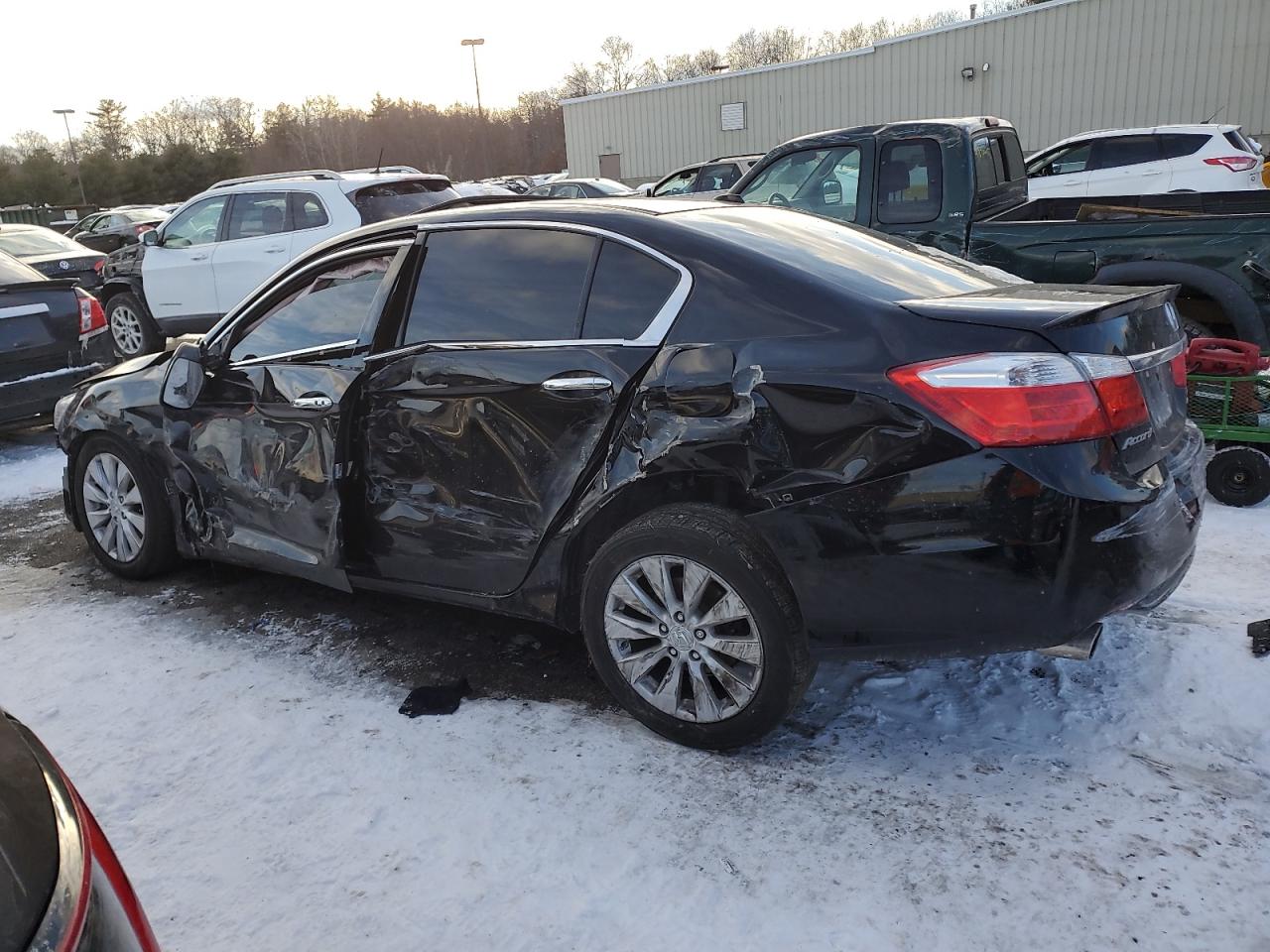 2014 Honda Accord VIN 1HGCR3F90EA029382 Copart auction photo, all over damage thumbnail 2