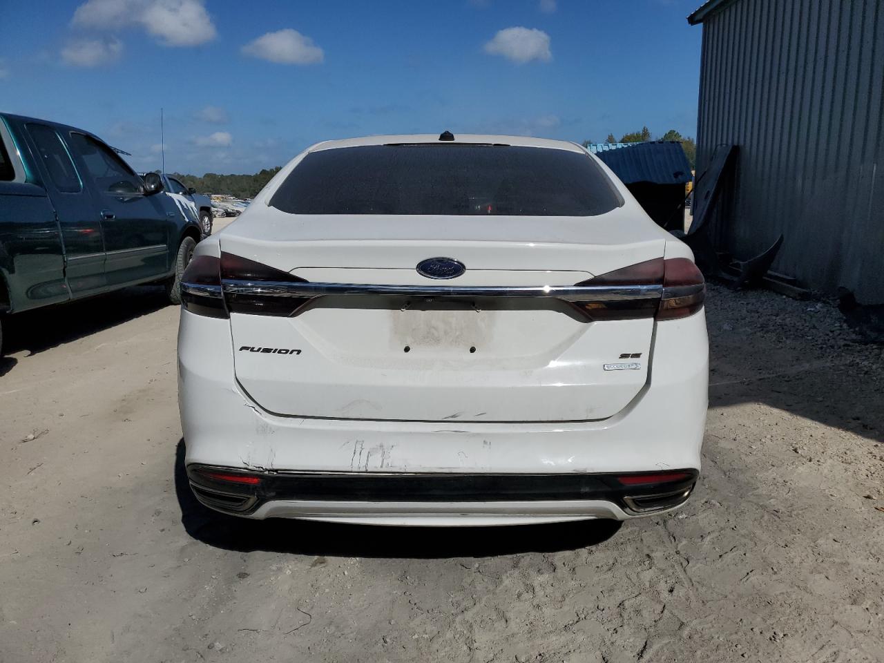 2017 Ford Fusion VIN 3FA6P0H95HR122816 Copart auction photo, rear end damage thumbnail 6