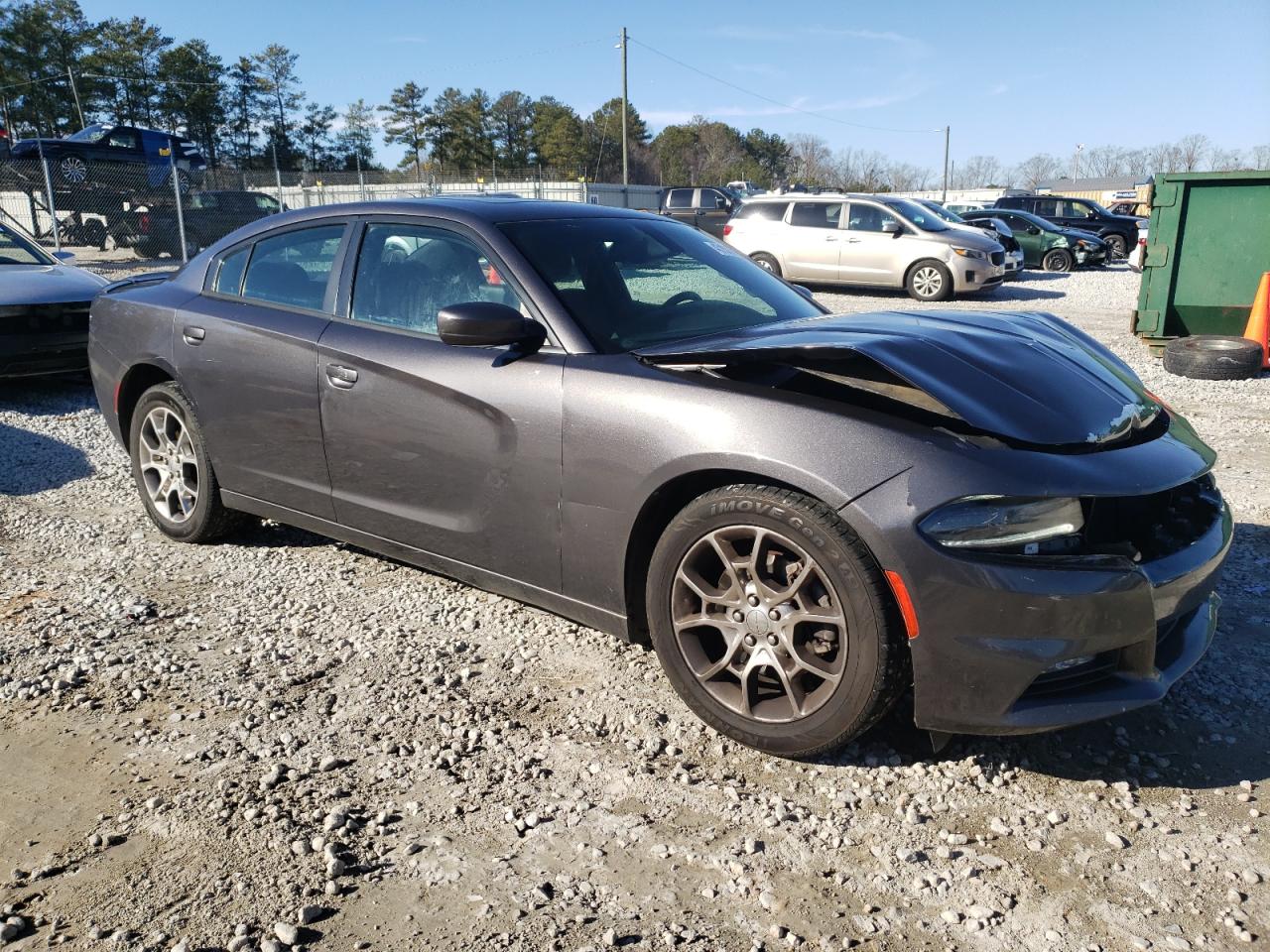 2015 Dodge Charger VIN 2C3CDXJGXFH905215 Copart auction photo, front end / minor dent/scratches damage thumbnail 4