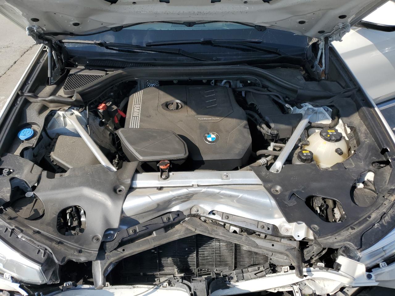 2021 BMW X3 VIN 5UXTY3C06M9F37669 Copart auction photo, front end damage thumbnail 12