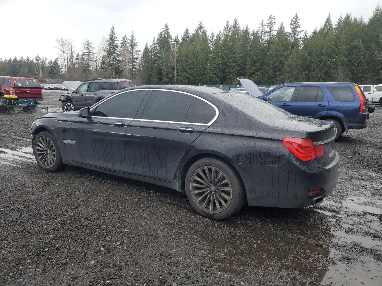 2012 BMW 7er VIN WBAKA4C52CDS99425 Copart auction photo, front end damage thumbnail 2