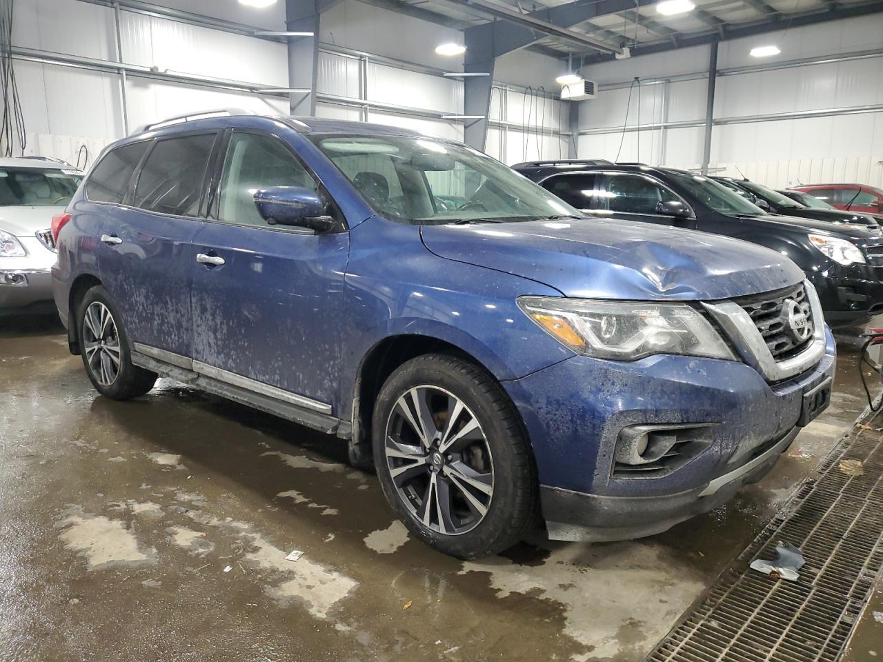 2017 Nissan Pathfinder VIN 5N1DR2MM1HC641910 Copart auction photo, rear end / hail damage thumbnail 4