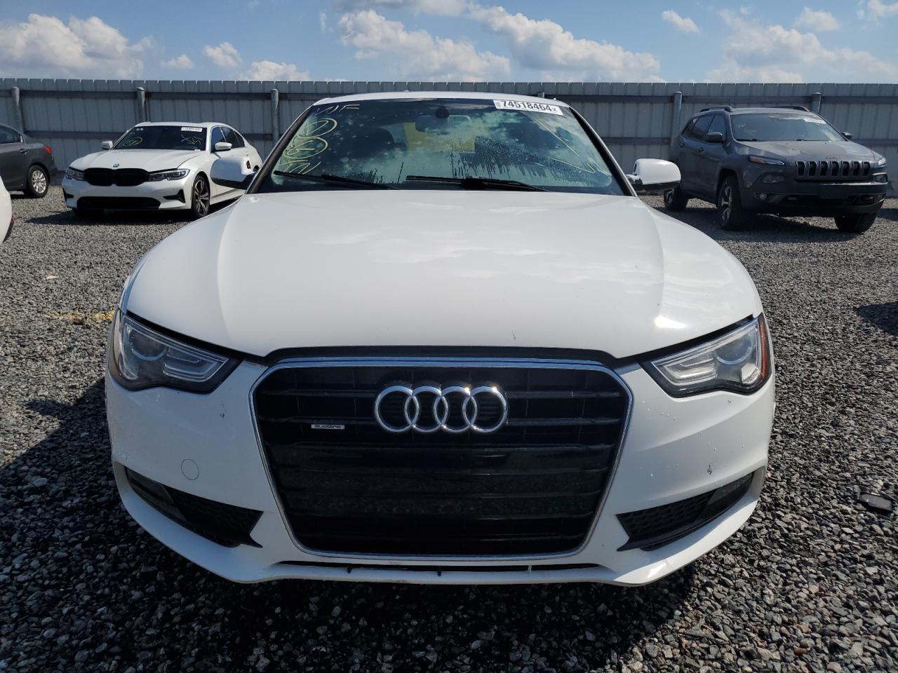 2014 Audi A5 VIN WAULFAFR9EA001590 Copart auction photo, water/flood damage thumbnail 5
