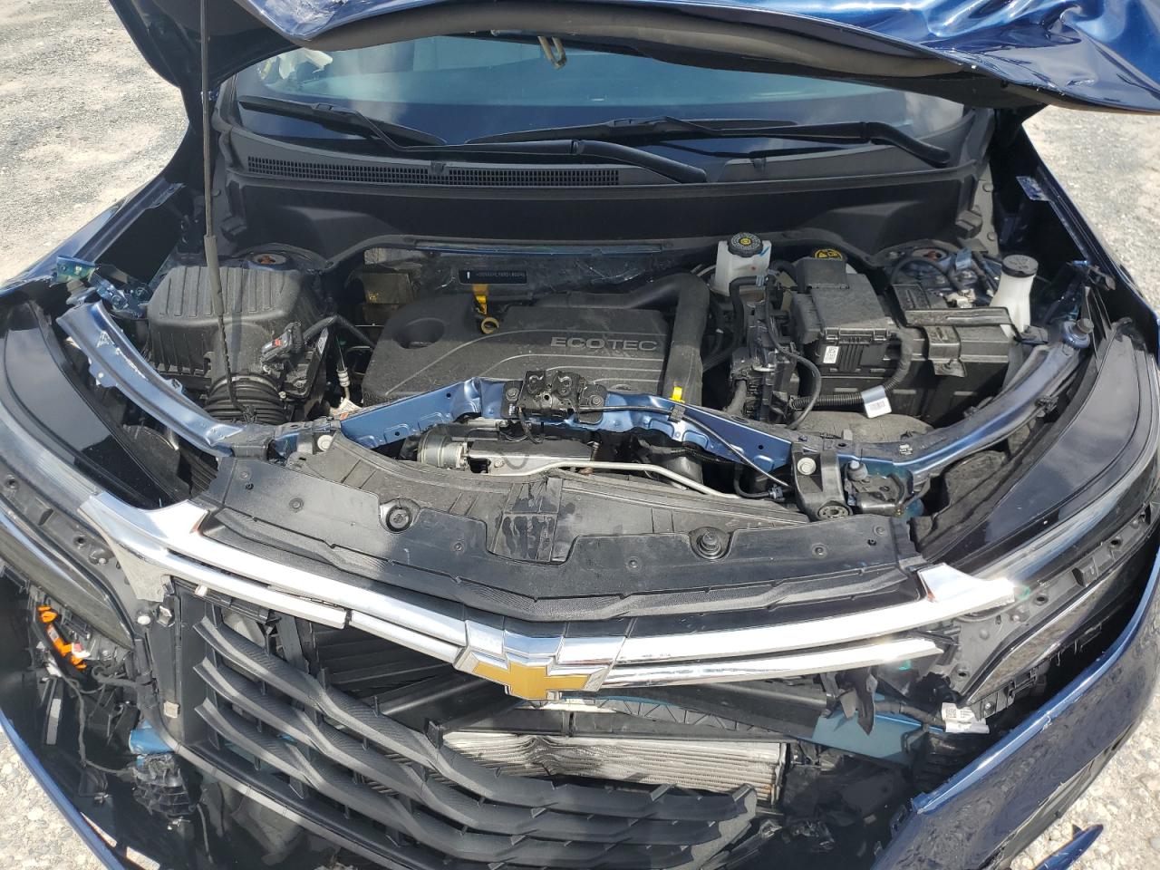 2022 Chevrolet Equinox VIN 3GNAXHEV6NS180045 Copart auction photo, front end / mechanical damage thumbnail 12