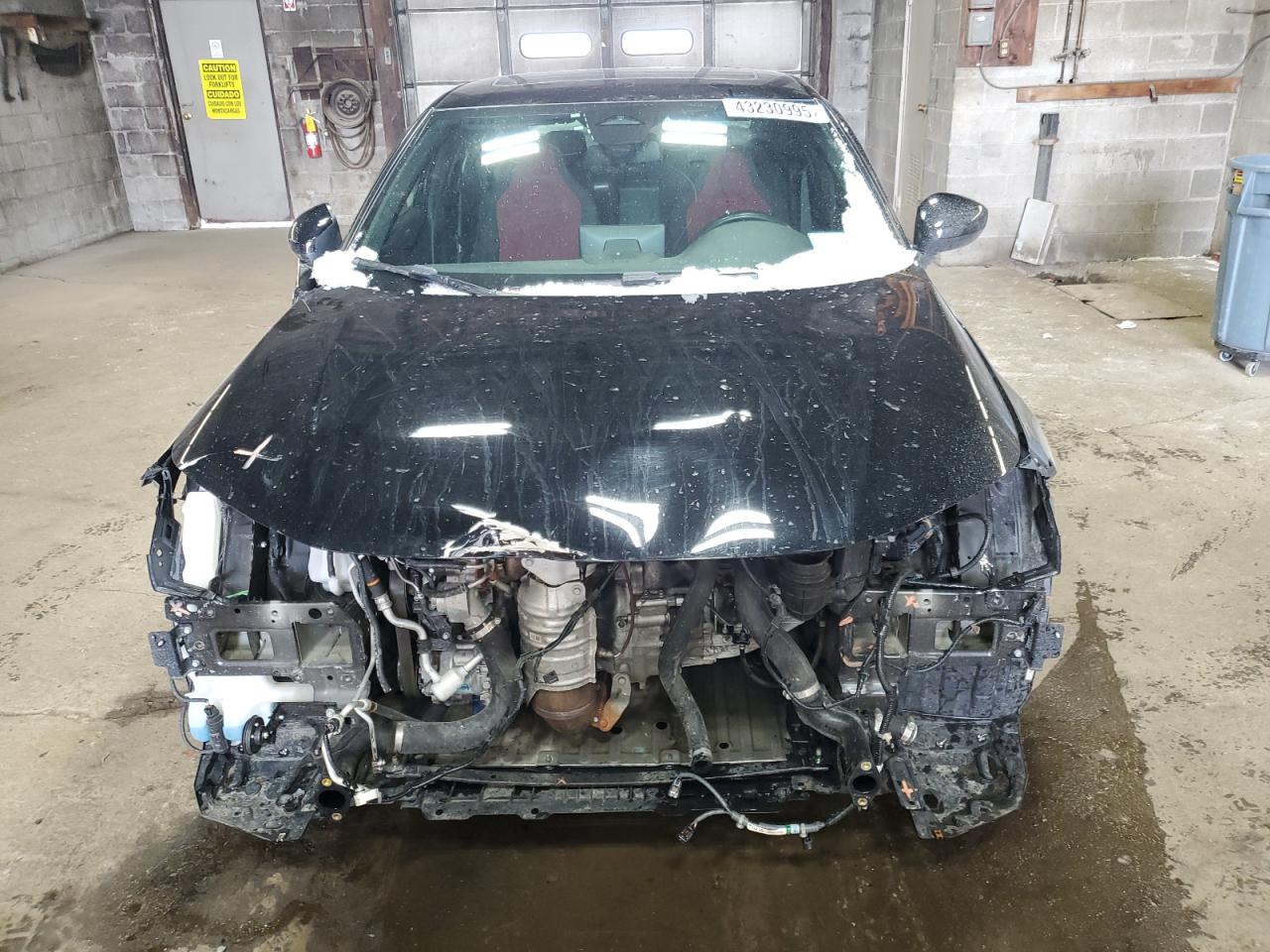 2022 Honda Civic VIN 2HGFE1E59NH475947 Copart auction photo, front end damage thumbnail 5