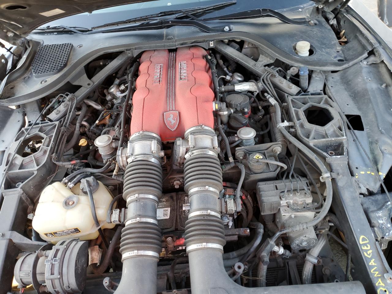 2010 Ferrari California VIN ZFF65LJA8A0168430 Copart auction photo, front end damage thumbnail 11