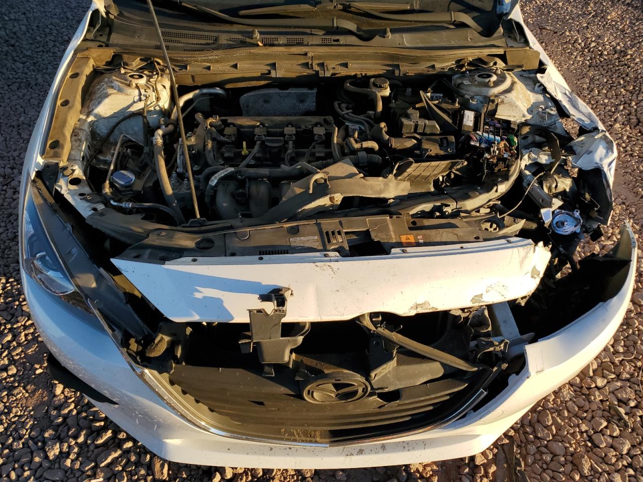 2016 Mazda 3 VIN JM1BM1K71G1286281 Copart auction photo, front end damage thumbnail 11