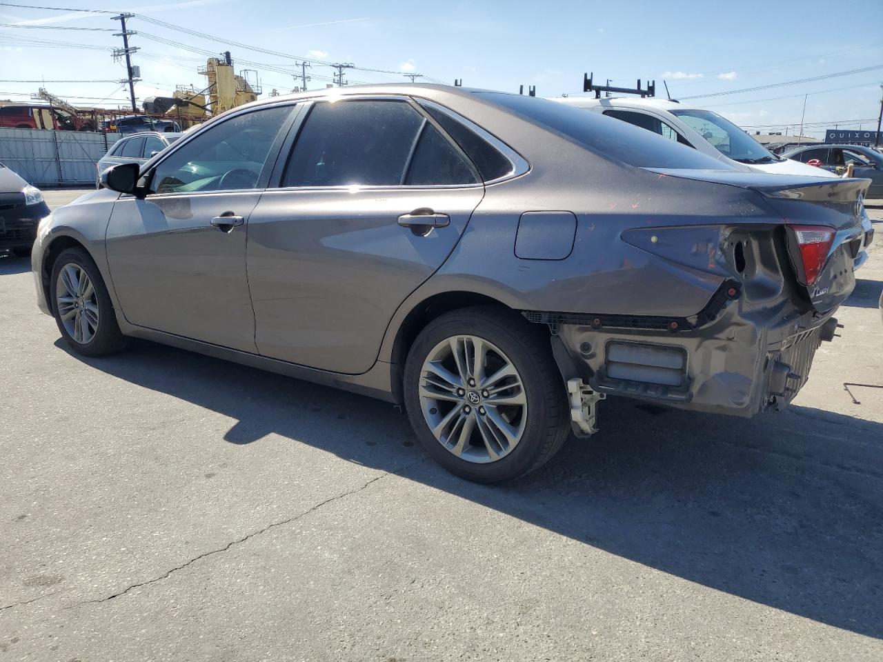 2017 Toyota Camry VIN 4T1BF1FK9HU806750 Copart auction photo, rear end damage thumbnail 2