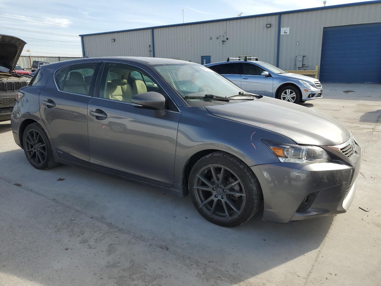 2015 Lexus CT VIN JTHKD5BH5F2221926 Copart auction photo, front end / side damage thumbnail 4