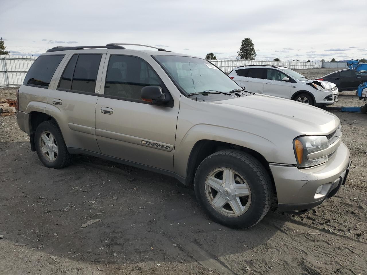 2003 Chevrolet TrailBlazer VIN 1GNDT13S632237474 Copart auction photo, side / rear end damage thumbnail 4