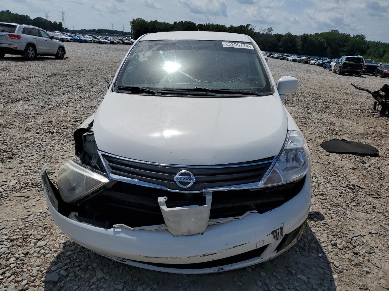 2012 Nissan Versa VIN 3N1BC1CP2CK241539 Copart auction photo, side / front end damage thumbnail 5