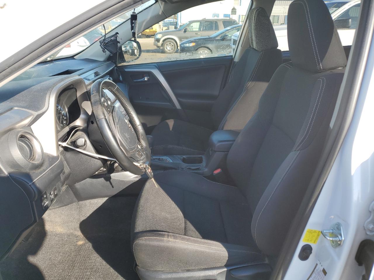 2017 Toyota RAV 4 VIN JTMRFREV8HD209487 Copart auction photo, front end / top/roof damage thumbnail 7