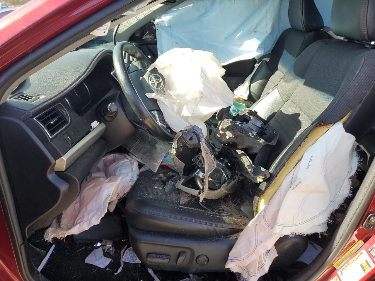 2017 Toyota Camry VIN 4T1BF1FK4HU711268 Copart auction photo, front end / side damage thumbnail 7
