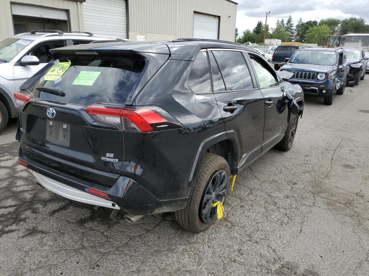 2022 Toyota RAV 4 VIN JTM16RFV8ND529660 Copart auction photo, all over damage thumbnail 3