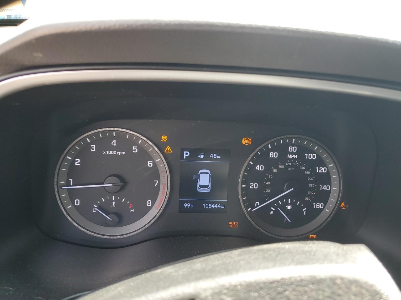 2020 Hyundai Tucson VIN KM8J33AL5LU134341 Copart auction photo, side / front end damage thumbnail 9