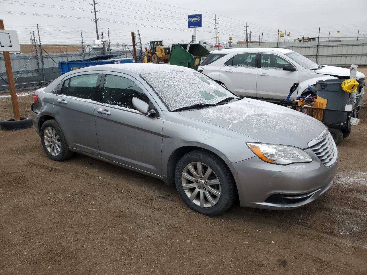 2013 Chrysler 200 VIN 1C3CCBBBXDN694594 Copart auction photo, rear end damage thumbnail 4
