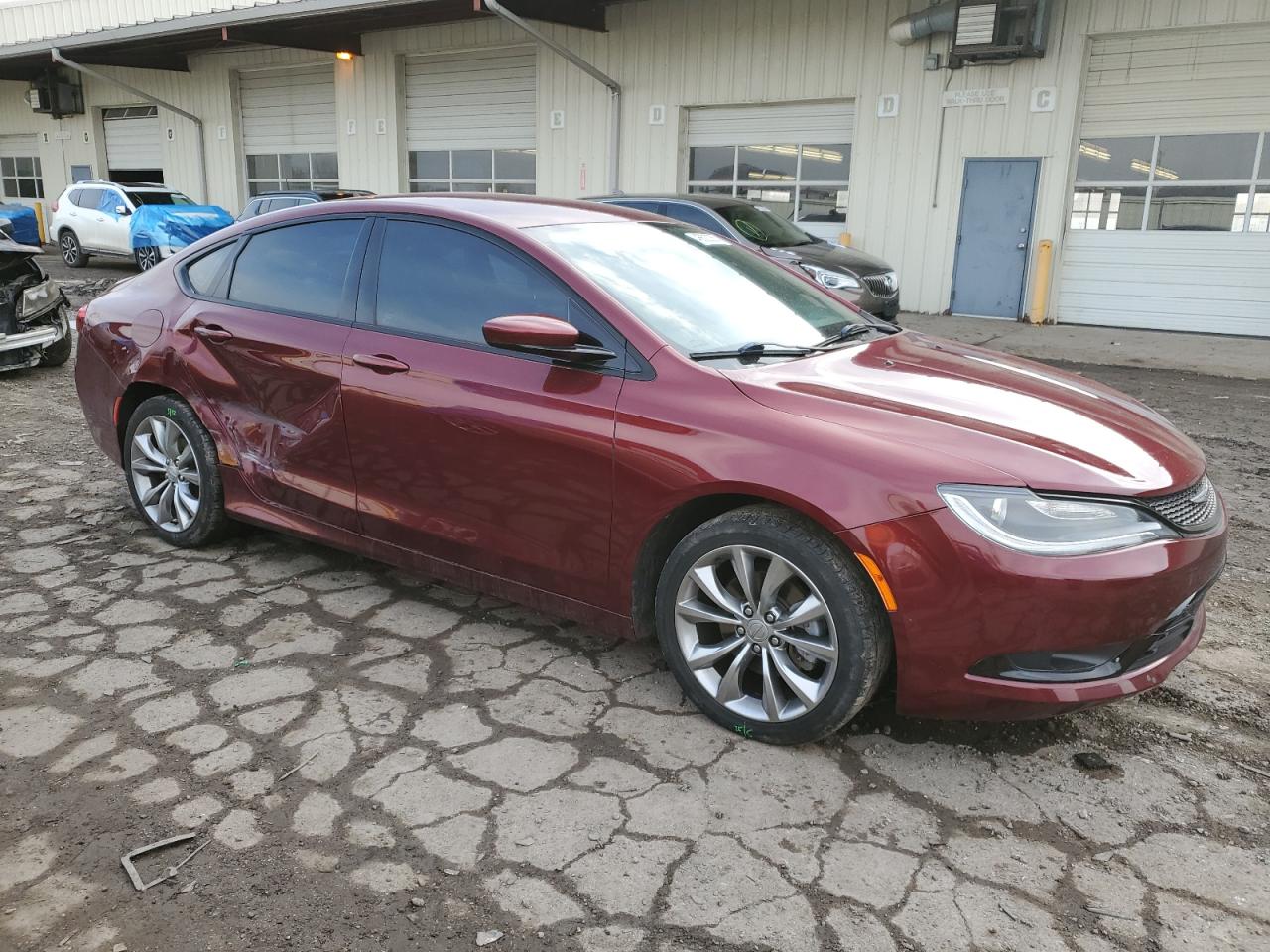 2016 Chrysler 200 VIN 1C3CCCBB8GN184965 Copart auction photo, side damage thumbnail 4