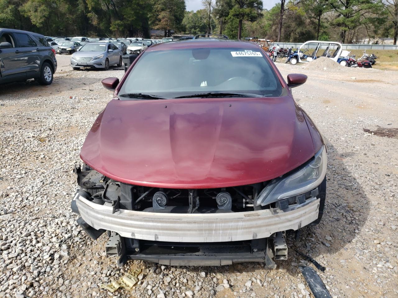 2015 Chrysler 200 VIN 1C3CCCBG4FN551466 Copart auction photo, stripped damage thumbnail 5
