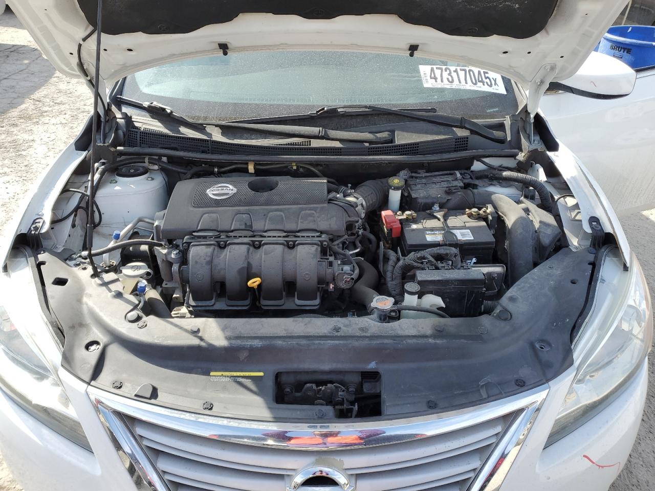 2015 Nissan Sentra VIN 3N1AB7AP8FY265835 Copart auction photo, side / front end damage thumbnail 11