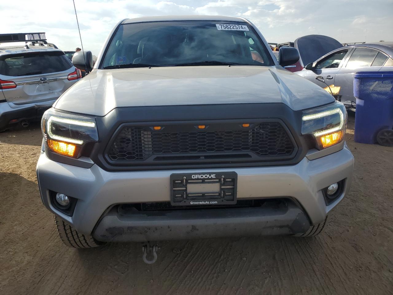 2014 Toyota Tacoma VIN 3TMLU4EN1EM158042 Copart auction photo, side damage thumbnail 5