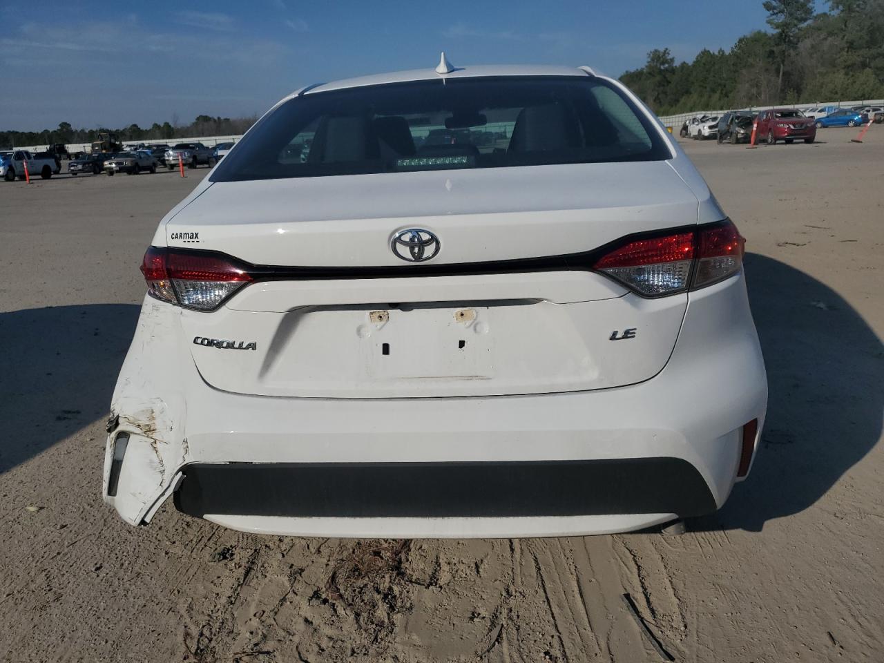 2022 Toyota Corolla VIN 5YFEPMAE6NP374080 Copart auction photo, front end / rear end damage thumbnail 6