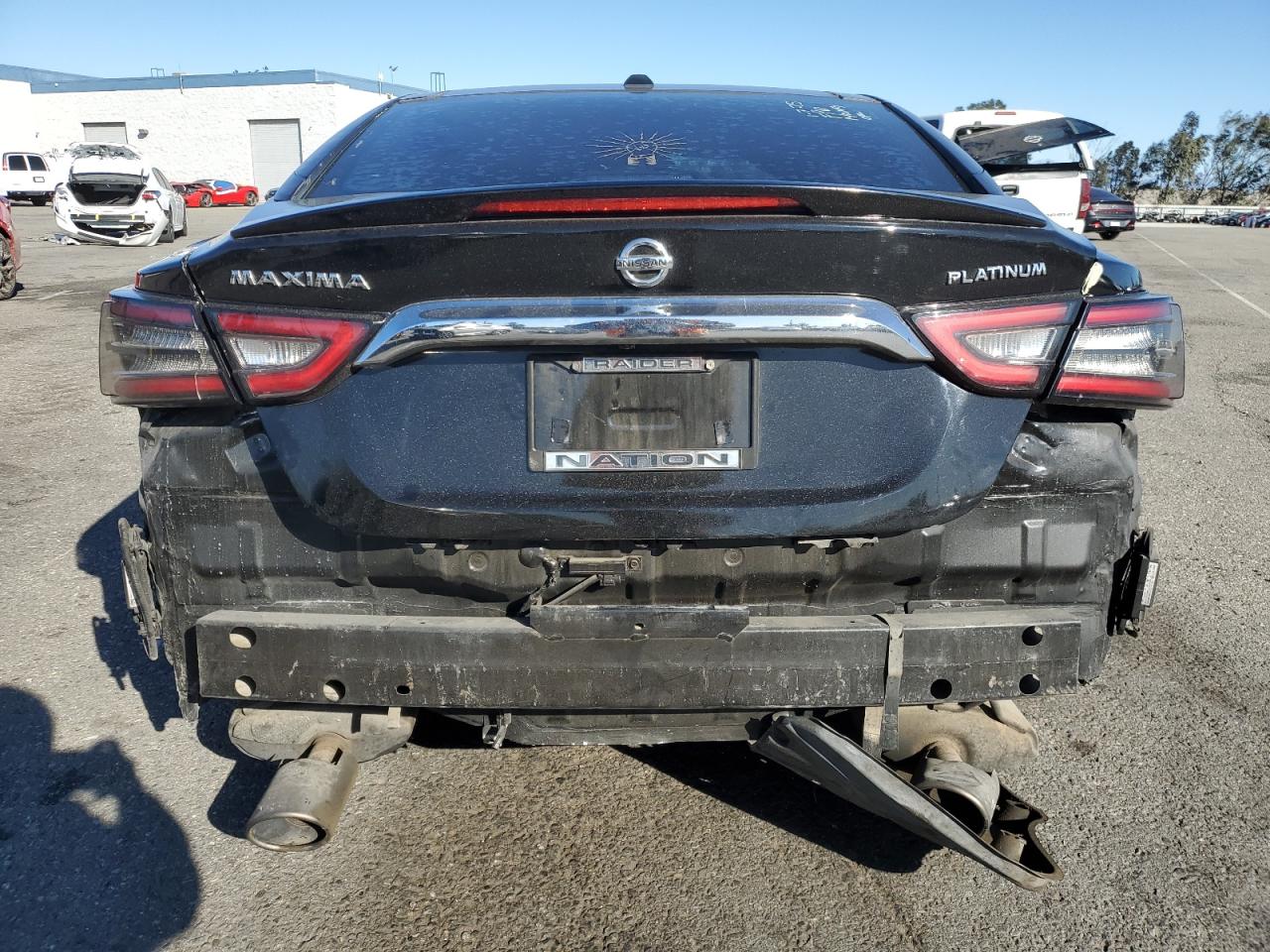 2016 Nissan Maxima VIN 1N4AA6AP1GC425452 Copart auction photo, all over damage thumbnail 6