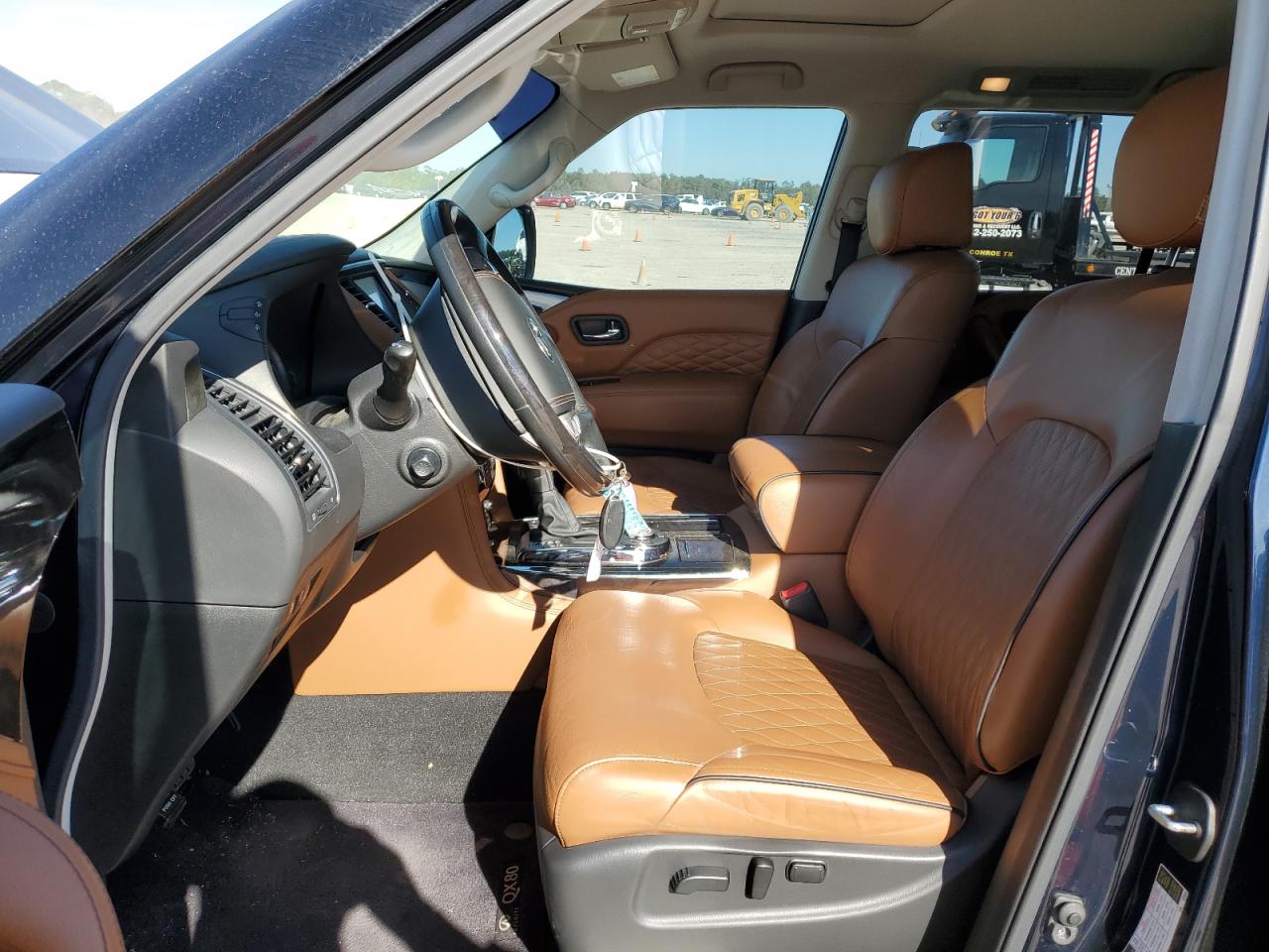 2019 Infiniti QX80 VIN JN8AZ2NF6K9687183 Copart auction photo, front end damage thumbnail 7