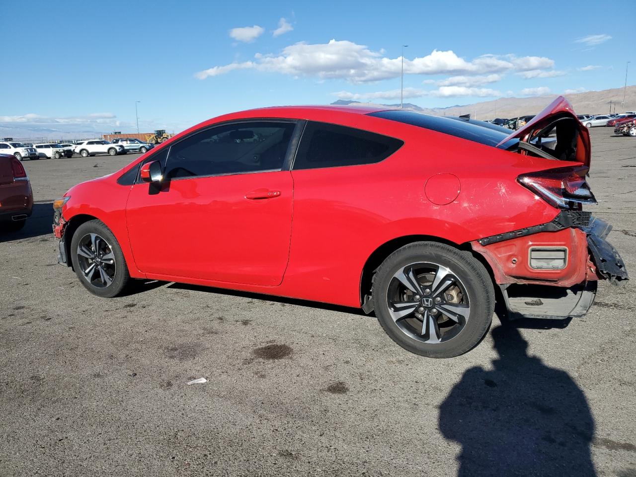 2014 Honda Civic VIN 2HGFG3B88EH506755 Copart auction photo, rear end / front end damage thumbnail 2