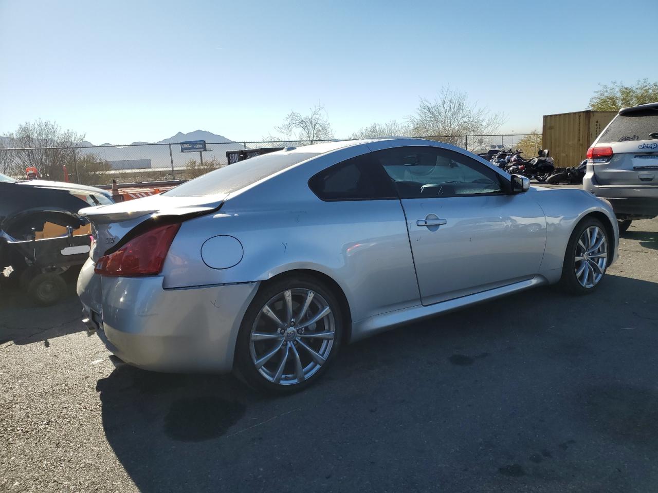 2008 Infiniti G VIN JNKCV64E98M121426 Copart auction photo, rear end damage thumbnail 3