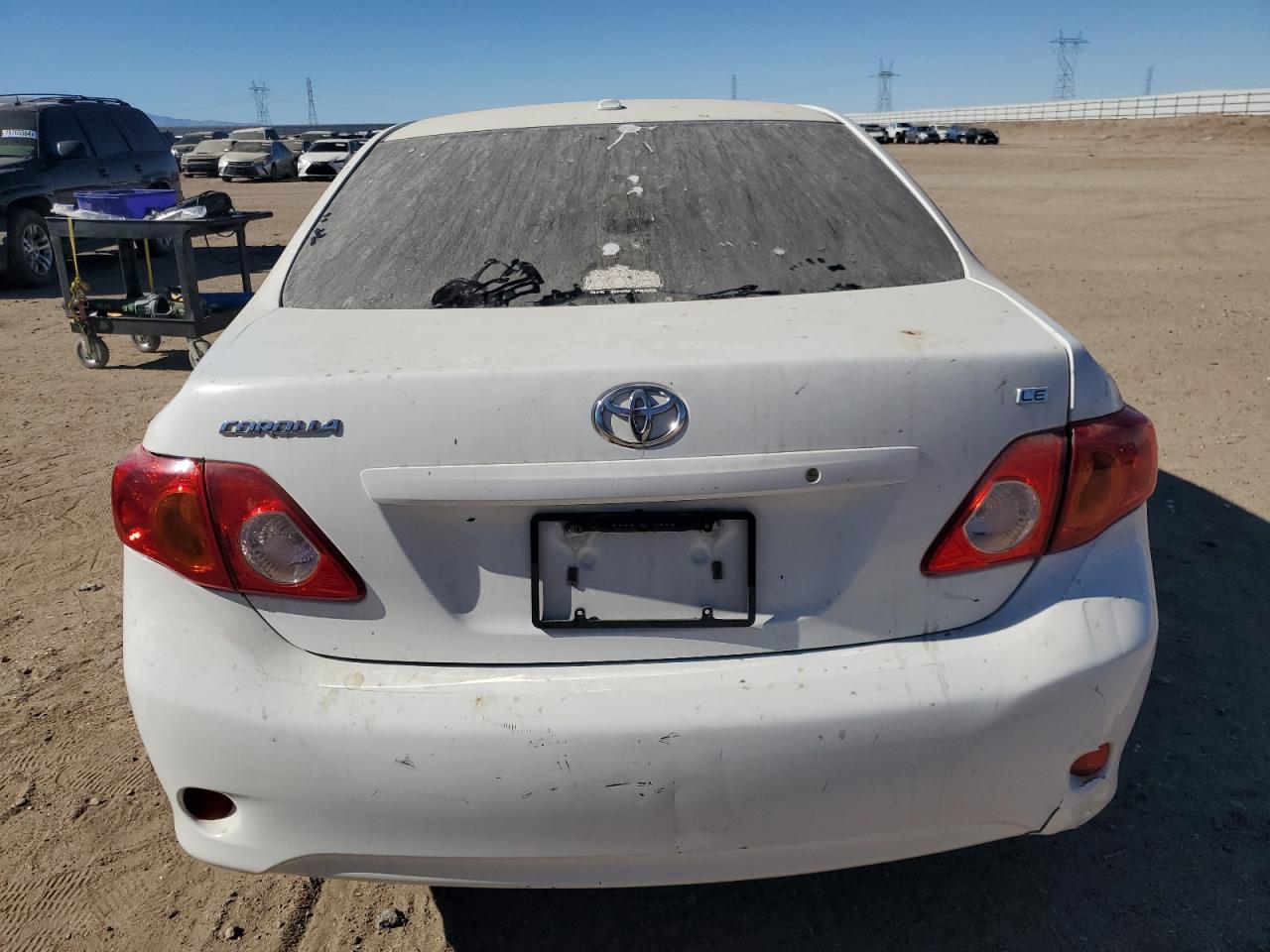 2009 Toyota Corolla VIN JTDBL40E299036526 Copart auction photo, all over damage thumbnail 6