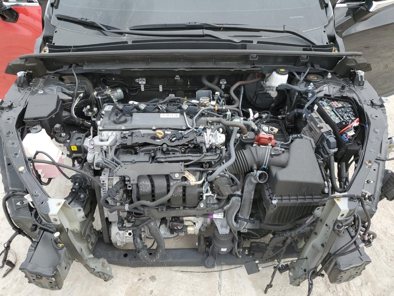 2023 Lexus NX VIN 2T2ADCAZ3PC005485 Copart auction photo, front end / stripped damage thumbnail 12