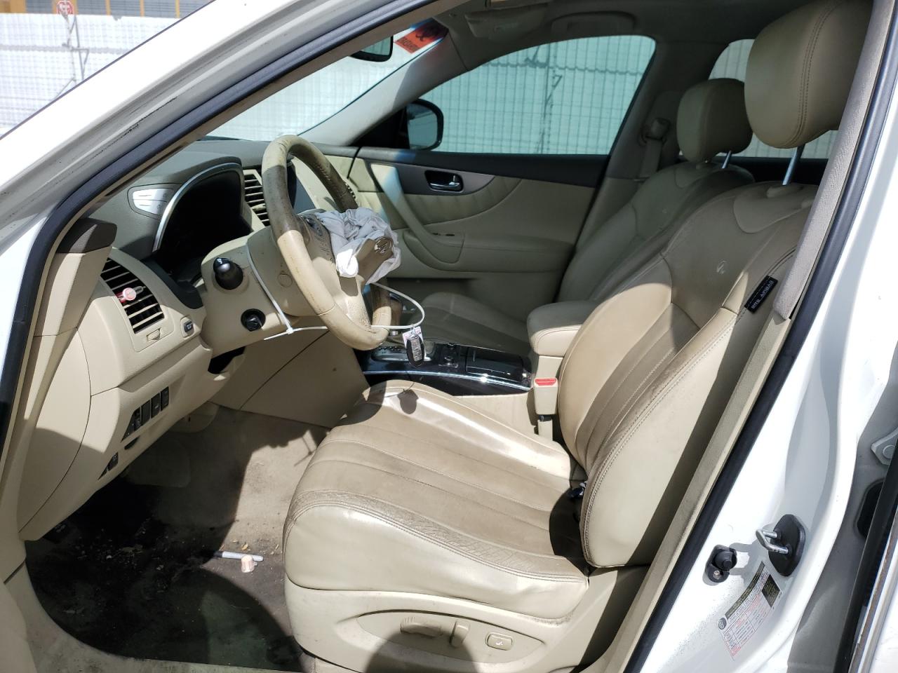 2012 Infiniti FX VIN JN8AS1MU2CM122622 Copart auction photo, front end / minor dent/scratches damage thumbnail 7