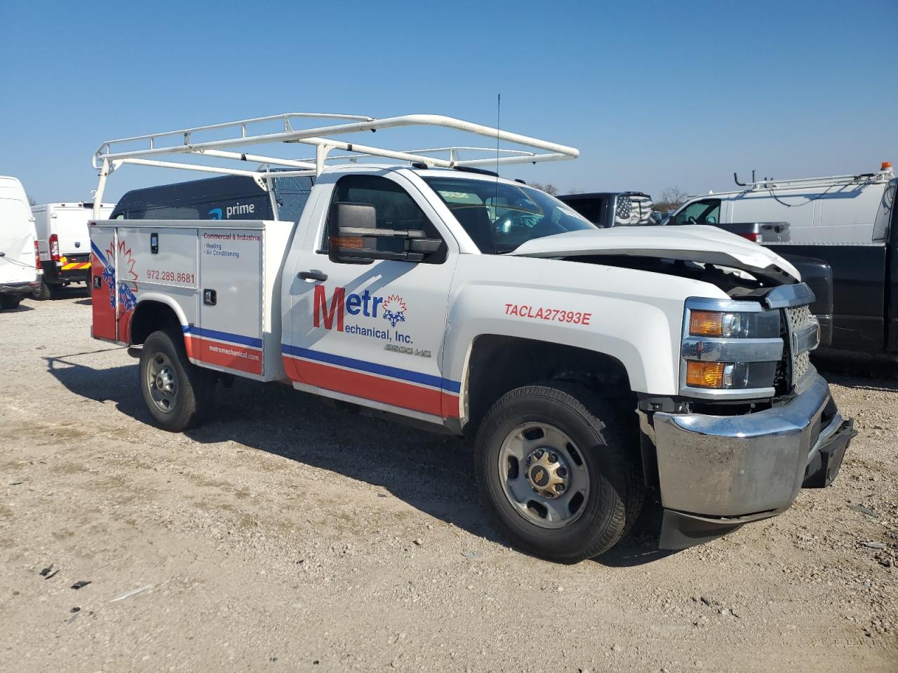 2019 Chevrolet Silverado VIN 1GC0KREG5KF272337 Copart auction photo, front end damage thumbnail 4