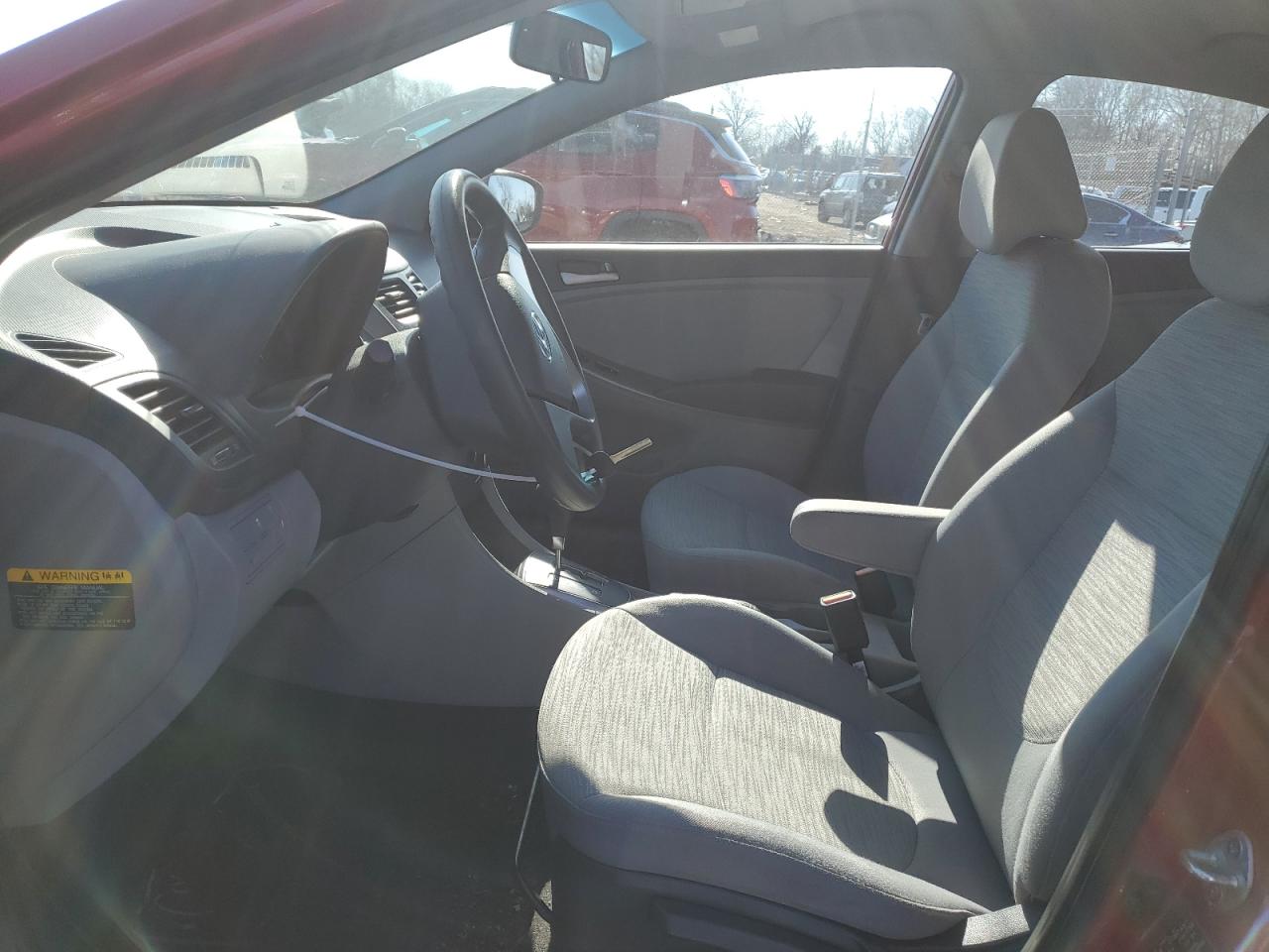 2015 Hyundai Accent VIN KMHCT4AE5FU792634 Copart auction photo, front end damage thumbnail 7