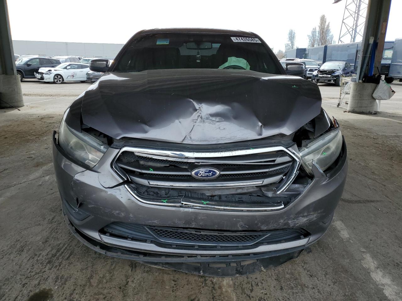 2013 Ford Taurus VIN 1FAHP2F84DG218047 Copart auction photo, front end / side damage thumbnail 5