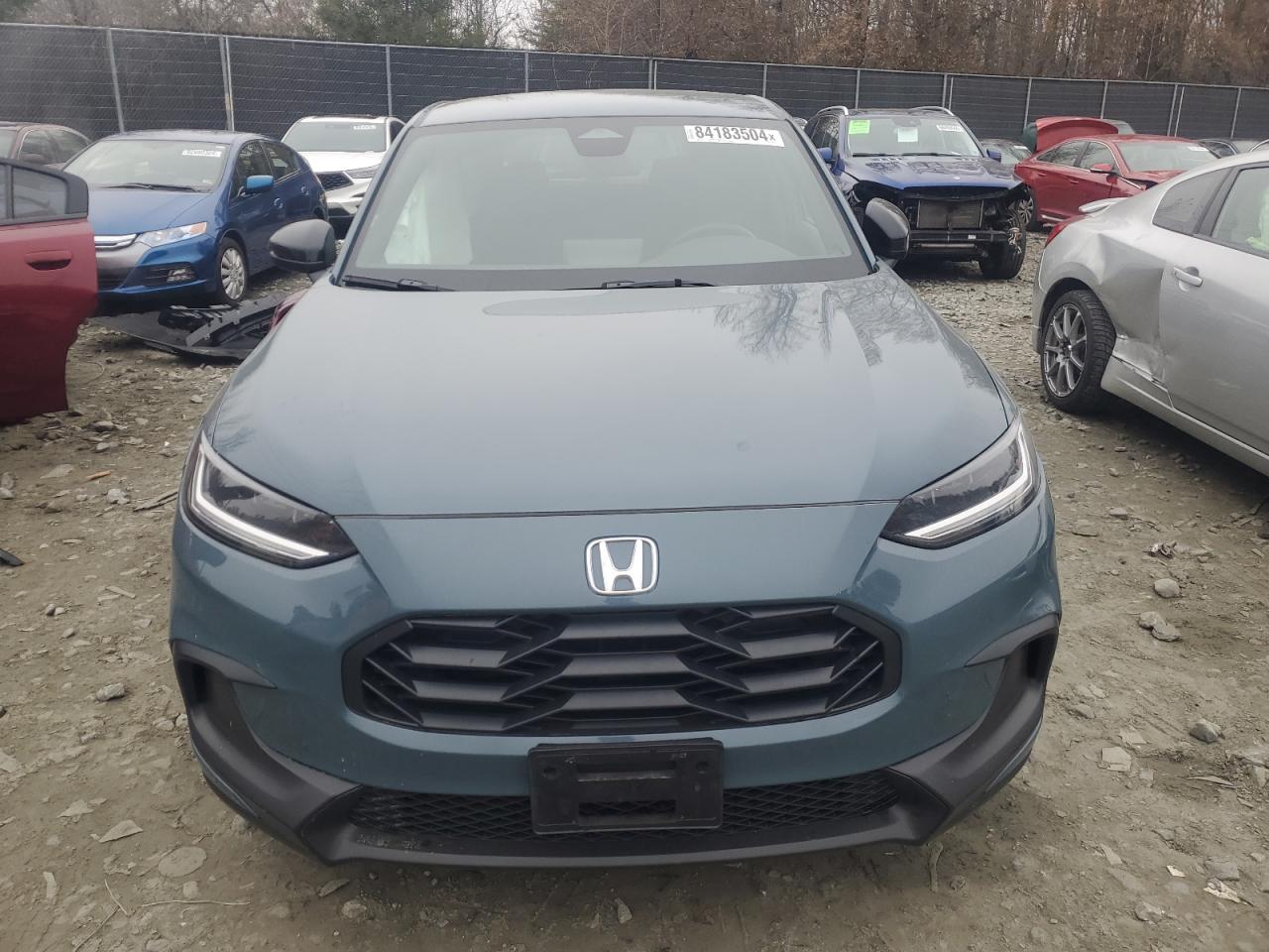 2024 Honda HR-V VIN 3CZRZ2H57RM762190 Copart auction photo, side / undercarriage damage thumbnail 5