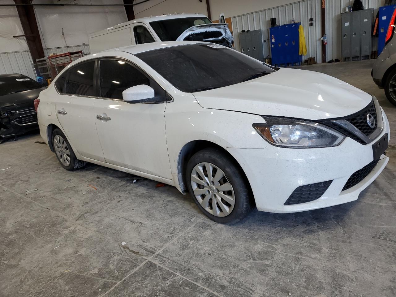 2017 Nissan Sentra VIN 3N1AB7AP6HY365841 Copart auction photo, front end / side damage thumbnail 4